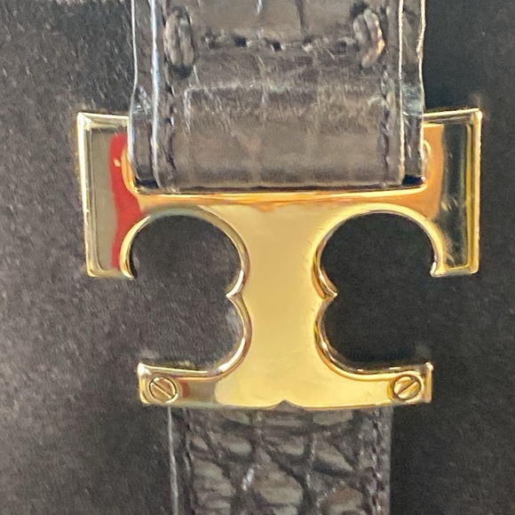 Tory Burch Corey Leather & Suede Boots SZ 10 - Picture 7 of 7